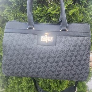 DKNY Black Monogram Men's Bag